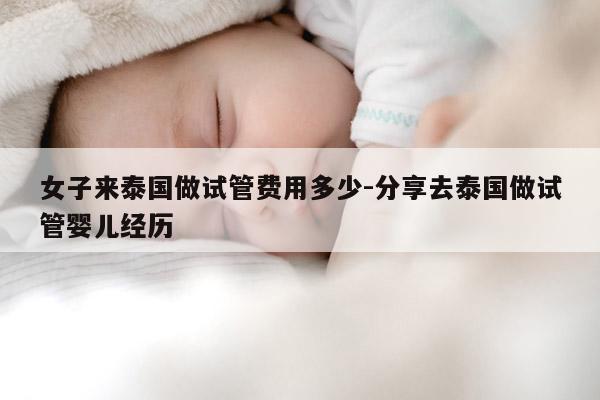 女子来泰国做试管费用多少-分享去泰国做试管婴儿经历